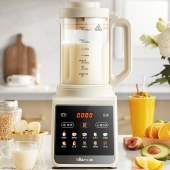 小熊（Bear）全自动免煮多功能轻音榨汁料理辅食机1.75L免滤可拆洗PBJ-G12H1