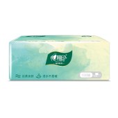 心相印云麓系列三层100抽塑装纸面巾24包
