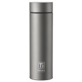 物生物格致纯钛保温杯480ml深空灰JV012507