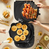小熊双面加热双盘可拆洗加深电饼铛DBC-E17L2