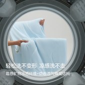 艾美家A类透气绵绵冰夏被海盐蓝150*200cm