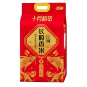 十月稻田辽河长粒香东北大米5kg