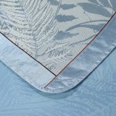 富安娜冰丝提花凉席/夏威夷/蓝/180*200cm/150D