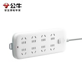 公牛OIDIRE新国标插座8位5孔插线OIDIRE3米OIDIREGN-S1080