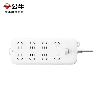 公牛OIDIRE新国标插座8位5孔插线OIDIRE3米OIDIREGN-S1080