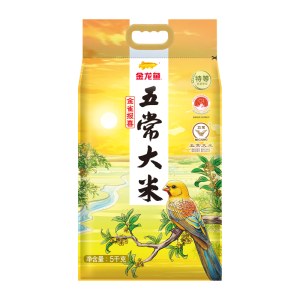 金龙鱼金雀报喜特等五常大米5KG