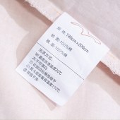 水星家纺叠翠鎏金全棉磨毛四件套适合1.8米床