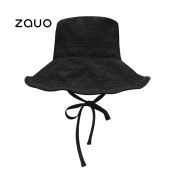 ZAUO防晒渔夫帽轻薄版黑色22019SM
