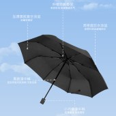 领攀大师手动晴雨伞八骨雨伞NM-1804