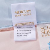 水星家纺今造A类云栖四季被200×230cmA类标准抗菌技术