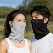 领攀大师（DASPAN）骑行户外冷感骑行登山夏季防晒面巾NM-2101灰色