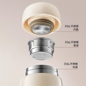 苏泊尔450ML保温杯316L不锈钢KCV45DB10