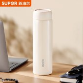 苏泊尔450ML保温杯316L不锈钢KCV45DB10