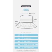 ZAUO防晒渔夫帽轻薄版黑色22019SM