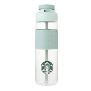 星巴克清透薄荷绿款运动杯710ml