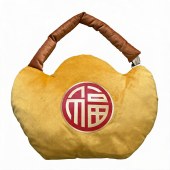金丝莉招财纳福靠垫毯