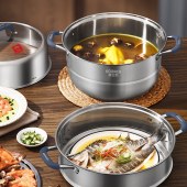 康巴赫28cm蒸健康三层防烫蒸锅KGO-Z28S
