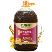 太粮华稻贡品五常大米5kg*1+长寿花川香压榨菜籽油4L*1