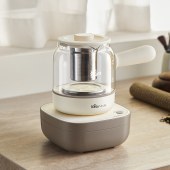 小熊（Bear）便携式家用煮茶器0.8L创意收纳旅行花茶壶ZCQ-M08S2