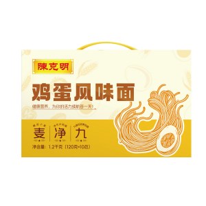 陈克明鸡蛋风味挂面礼盒1200g