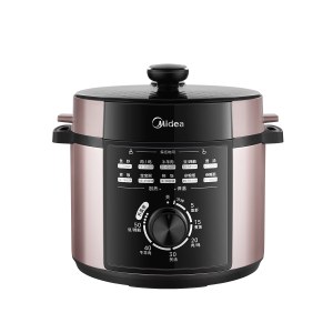 美的（Midea）电压力锅5L简易操作旋钮一锅双胆1000W商超同款MY-E501