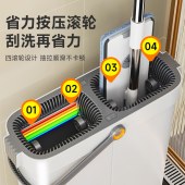佳帮手平板拖把40cm2布家用一拖净免手洗2026带桶一套墩布拖布拖地神器JBS-PBTB-GZ2S1-7JGY2P