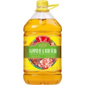 鲁花香味家族玉米胚芽油5L