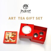 毕加索高档艺术茶具礼盒（茶杯4个公杯1个盖碗1套）P239-08T
